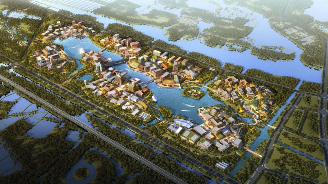 Image of Huawei's R&D center in Shanghai